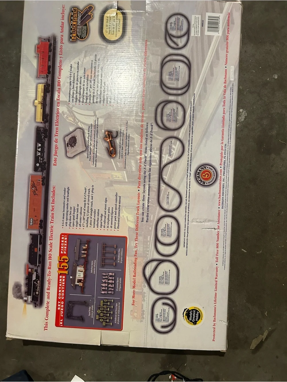 Bachmann Chattanooga Electric Train Set with E-Z Track HO Scale